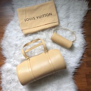 Louis Vuitton Papillon Baguette w/Mini Epi Clutch